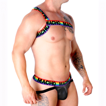 MACHO - HARNAIS ROMAIN PRIDE S/M-MACHO UNDERWEAR-sextoys-lingerie-bdsm-hygiène-sexshop