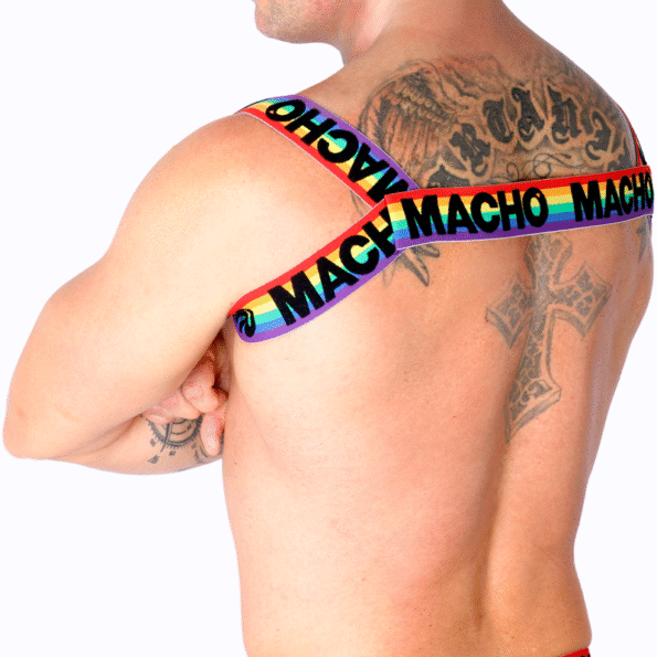 MACHO - HARNAIS ROMAIN PRIDE S/M-MACHO UNDERWEAR-sextoys-lingerie-bdsm-hygiène-sexshop