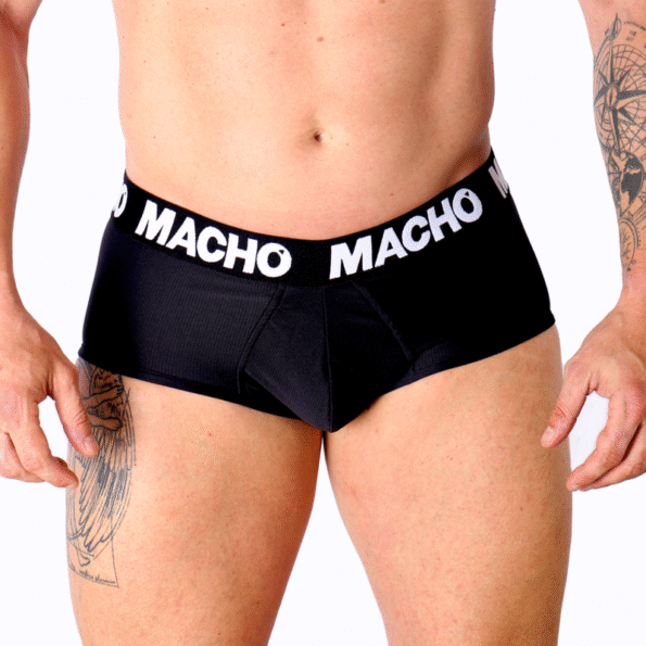 MACHO - MS30NG SLIP NOIR M-MACHO UNDERWEAR-sextoys-lingerie-bdsm-hygiène-sexshop