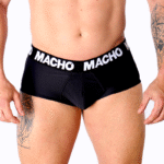 MACHO - MS30NG SLIP NOIR S-MACHO UNDERWEAR-sextoys-lingerie-bdsm-hygiène-sexshop
