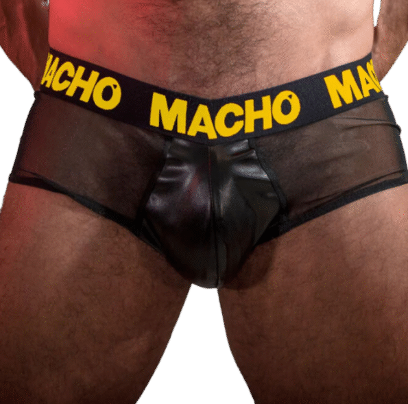MACHO - MX24AN SLIP JAUNE XL-MACHO UNDERWEAR-sextoys-lingerie-bdsm-hygiène-sexshop