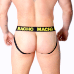 MACHO – MX25A JOCK LYCRA JAUNE XL