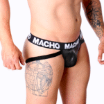 MACHO – MX25NC JOCK CUIR NOIR XL