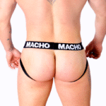 MACHO – MX25NC JOCK CUIR NOIR XL
