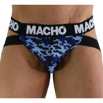 MACHO - MX28MA JOCK BLEU MILITAIRE S-MACHO UNDERWEAR-sextoys-lingerie-bdsm-hygiène-sexshop