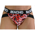MACHO - MX28MR JOCK MILITAIRE ROUGE XL-MACHO UNDERWEAR-sextoys-lingerie-bdsm-hygiène-sexshop