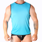 MACHO - T-SHIRT BLEU L/XL-MACHO UNDERWEAR-sextoys-lingerie-bdsm-hygiène-sexshop