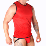 MACHO – T-SHIRT ROUGE S/M