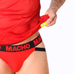MACHO – T-SHIRT ROUGE S/M
