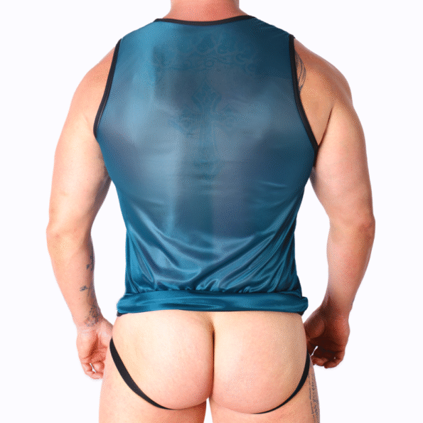 MACHO - T-SHIRT VERT L/XL-MACHO UNDERWEAR-sextoys-lingerie-bdsm-hygiène-sexshop