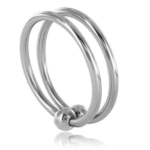 METAL HARD - ANNEAU DOUBLE ACIER METAL DUR 30MM-METAL HARD-sextoys-lingerie-bdsm-hygiène-sexshop