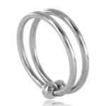 METAL HARD - ANNEAU DOUBLE GLAN 32MM-METAL HARD-sextoys-lingerie-bdsm-hygiène-sexshop