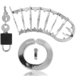 METAL HARD – CAGE  PÉNIS AVEC SERRURE DE SÉCURITÉ 14 CM