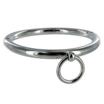 METAL HARD - COLLIER BDSM AVEC ANNEAU 10CM-METAL HARD-sextoys-lingerie-bdsm-hygiène-sexshop