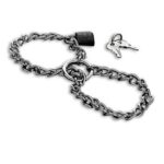 METAL HARD – MENOTTES AVEC CHAÎNE EN ACIER INOXYDABLE.