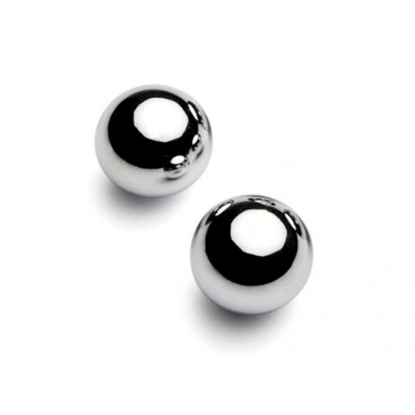 METAL HARD - SET 2 BOULES MAGNÉTIQUES 10 MM-METAL HARD-sextoys-lingerie-bdsm-hygiène-sexshop