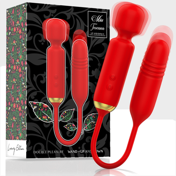 MIA - BAGUETTE DOUBLE PLAISIR TOSCANA + HAUT ET BAS-MIA-sextoys-lingerie-bdsm-hygiène-sexshop