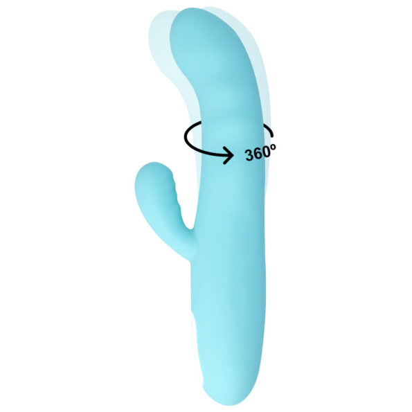 MIA - VIBRATEUR ROTATIF EIFFEL TURQUOISE BLEU-MIA-sextoys-lingerie-bdsm-hygiène-sexshop