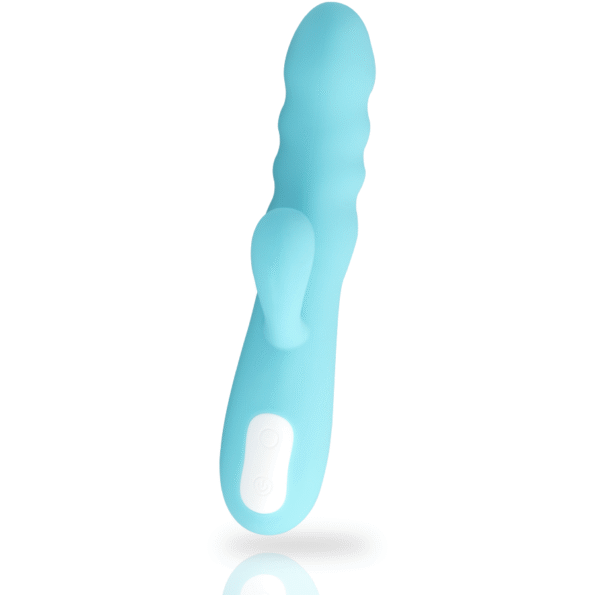 MIA - VIBRATEUR ROTATIF EIFFEL TURQUOISE BLEU-MIA-sextoys-lingerie-bdsm-hygiène-sexshop