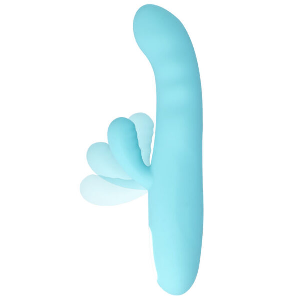 MIA - VIBRATEUR ROTATIF EIFFEL TURQUOISE BLEU-MIA-sextoys-lingerie-bdsm-hygiène-sexshop