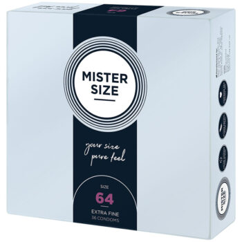 MISTER SIZE - PRÉSERVATIFS TAILLE XXL 64 MM (36 UNITÉS)-MISTER SIZE-sextoys-lingerie-bdsm-hygiène-sexshop