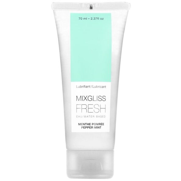 MIXGLISS - LUBRIFIANT BASE D'EAU EFFET FROID SAVEUR MENTHE 70 ML-MIXGLISS-sextoys-lingerie-bdsm-hygiène-sexshop