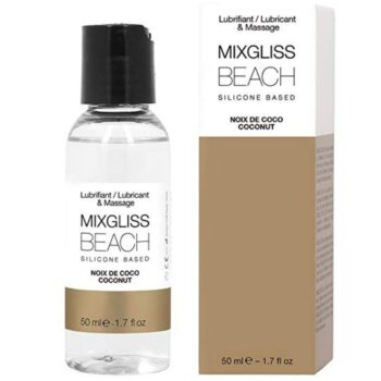 MIXGLISS - LUBRIFIANT SILICONE PLAGE 50 ML-MIXGLISS-sextoys-lingerie-bdsm-hygiène-sexshop