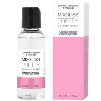 MIXGLISS - PRETTY LUBRIFIANT SILICONE FLEUR DE CERISIER 50 ML-MIXGLISS-sextoys-lingerie-bdsm-hygiène-sexshop