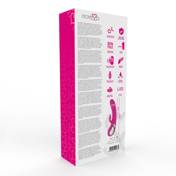 MORESSA - DUSTIN ONDES STIMULANTES CLITORIALES ET VIBRATIONS PUISSANTES SILICONE PREMIUM RECHARGEABLE-MORESSA-sextoys-lingerie-bdsm-hygiène-sexshop