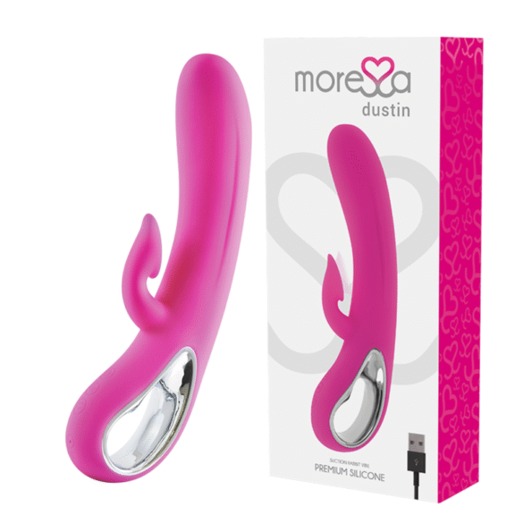 MORESSA - DUSTIN ONDES STIMULANTES CLITORIALES ET VIBRATIONS PUISSANTES SILICONE PREMIUM RECHARGEABLE-MORESSA-sextoys-lingerie-bdsm-hygiène-sexshop