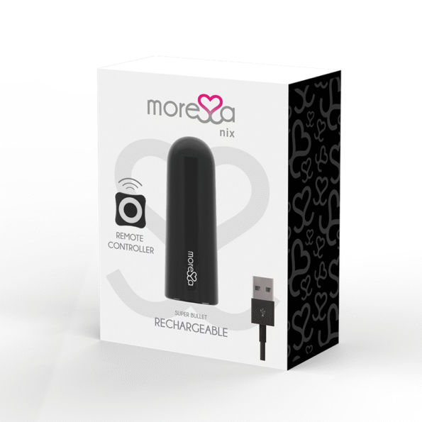 MORESSA - NIX VIBRATEUR TÉLÉCOMMANDE NOIR-MORESSA-sextoys-lingerie-bdsm-hygiène-sexshop