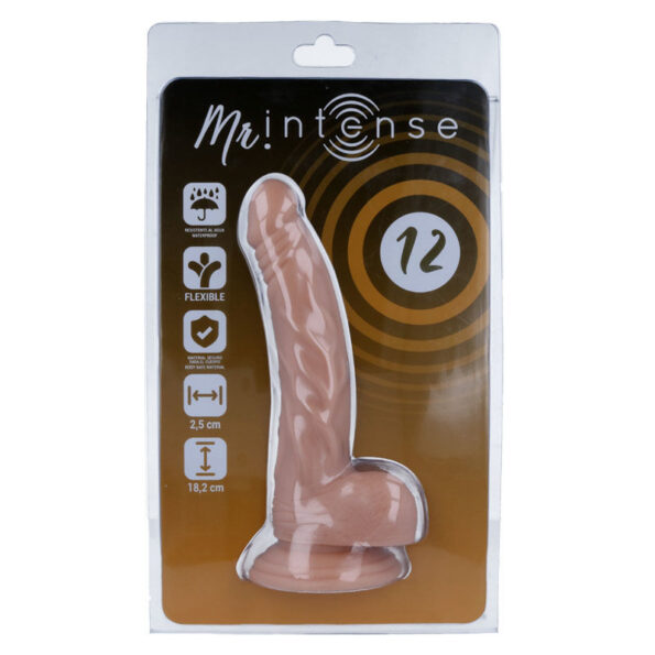 MR INTENSE - 12 PÉNIS RÉALISTE 18.2 CM -O- 2.5 CM-MR. INTENSE-sextoys-lingerie-bdsm-hygiène-sexshop