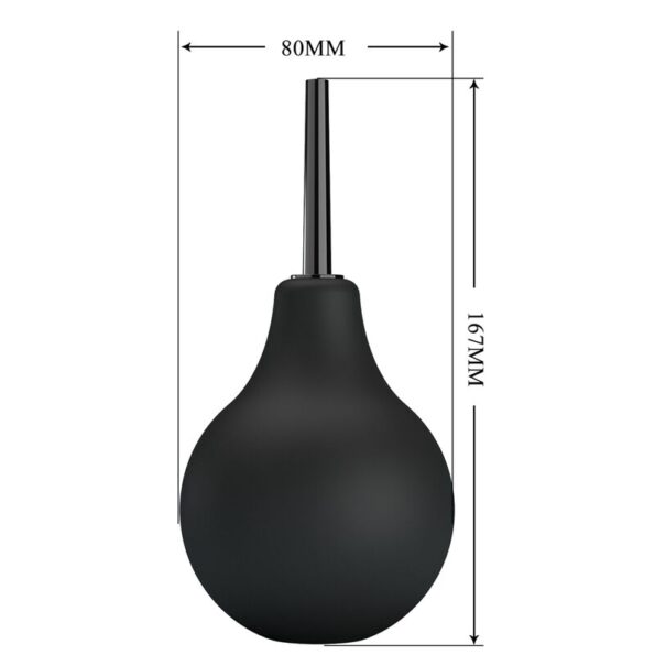 MR PLAY - DOUCHE ANAL POIRE BLKB NOIR-MR PLAY-sextoys-lingerie-bdsm-hygiène-sexshop