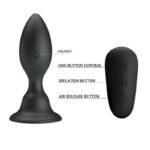 MR PLAY – PLUG ANAL AVEC TÉLÉCOMMANDE VIBRATION NOIRE