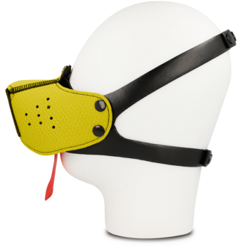 MUSEAU DE CHIEN OHMAMA FETISH - JAUNE-OHMAMA FETISH-sextoys-lingerie-bdsm-hygiène-sexshop
