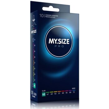 MY SIZE - PRO PRESERVATIFS 45 MM 10 UNITÉS-MY SIZE PRO-sextoys-lingerie-bdsm-hygiène-sexshop