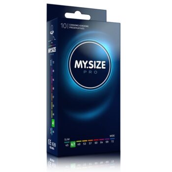 MY SIZE - PRO PRÉSERVATIFS 47 MM 10 UNITÉS-MY SIZE PRO-sextoys-lingerie-bdsm-hygiène-sexshop