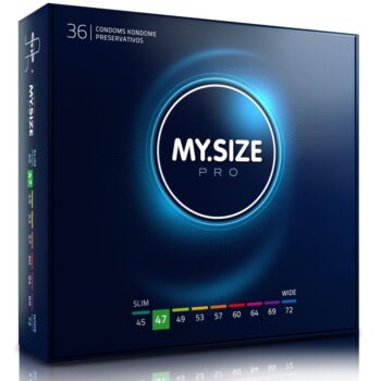MY SIZE - PRO PRÉSERVATIFS 47 MM 36 UNITÉS-MY SIZE PRO-sextoys-lingerie-bdsm-hygiène-sexshop