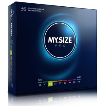 MY SIZE - PRO PRÉSERVATIFS 49 MM 36 UNITÉS-MY SIZE PRO-sextoys-lingerie-bdsm-hygiène-sexshop