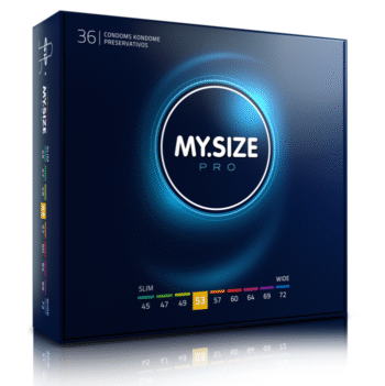 MY SIZE - PRO PRÉSERVATIFS 53 MM 36 UNITÉS-MY SIZE PRO-sextoys-lingerie-bdsm-hygiène-sexshop