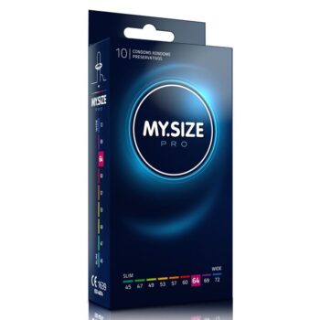 MY SIZE - PRO PRÉSERVATIFS 64 MM 10 UNITÉS-MY SIZE PRO-sextoys-lingerie-bdsm-hygiène-sexshop