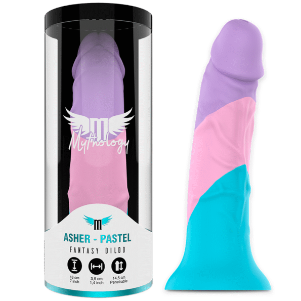MYTHOLOGY - GODE PASTEL ASHER-MYTHOLOGY FANTASY DILDO-sextoys-lingerie-bdsm-hygiène-sexshop