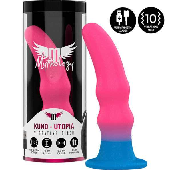 MYTHOLOGY - KUNO UTOPIA DILDO S - VIBRATEUR WATCHME TECHNOLOGIE SANS FIL COMPATIBLE-MYTHOLOGY FANTASY DILDO-sextoys-lingerie-bdsm-hygiène-sexshop