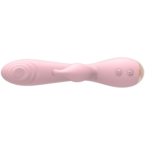 NALONE - VIBRATEUR MAGIC STICK AVEC LAPIN - ROSE CLAIR-NALONE-sextoys-lingerie-bdsm-hygiène-sexshop