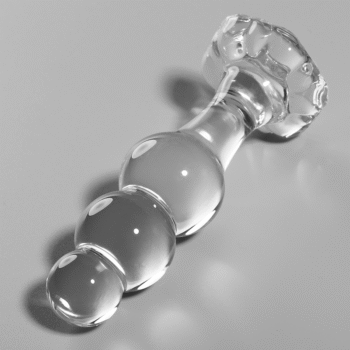 NEBULA SERIES BY IBIZA - MODÈLE 1 BOUCHON EN VERRE BOROSILICATE TRANSPARENT 10.5 CM -O- 3 CM-NEBULA SERIES BY IBIZA-sextoys-lingerie-bdsm-hygiène-sexshop