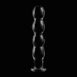 NEBULA SERIES BY IBIZA – MODÈLE 10 GODE EN VERRE BOROSILICATE CLAIR 16.5 CM -O- 3.5 CM