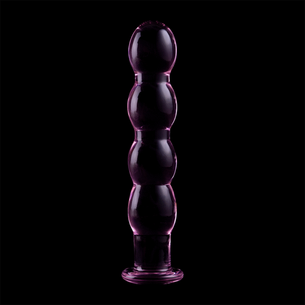 NEBULA SERIES BY IBIZA - MODÈLE 10 GODE EN VERRE BOROSILICATE ROSE 16.5 CM -O- 3.5 CM-NEBULA SERIES BY IBIZA-sextoys-lingerie-bdsm-hygiène-sexshop