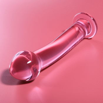 NEBULA SERIES BY IBIZA - MODÈLE 11 GODE EN VERRE BOROSILICATE ROSE 16 CM -O- 3 CM-NEBULA SERIES BY IBIZA-sextoys-lingerie-bdsm-hygiène-sexshop