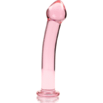 NEBULA SERIES BY IBIZA – MODÈLE 11 GODE EN VERRE BOROSILICATE ROSE 16 CM -O- 3 CM