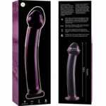 NEBULA SERIES BY IBIZA – MODÈLE 11 GODE EN VERRE BOROSILICATE ROSE 16 CM -O- 3 CM
